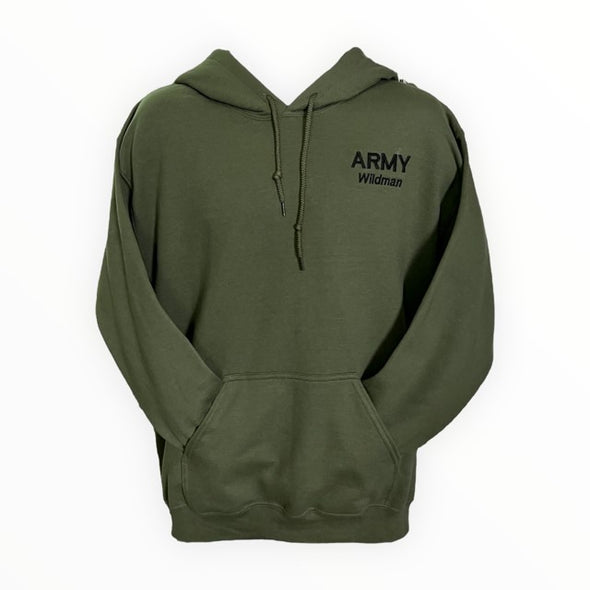 ARMY - Custom Embroidered by Veteran Women, 'I EARNED my Boots!' Hoodie