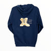 NAVY - Custom Embroidered by Veteran Women,  'I EARNED my Boots!' Hoodie